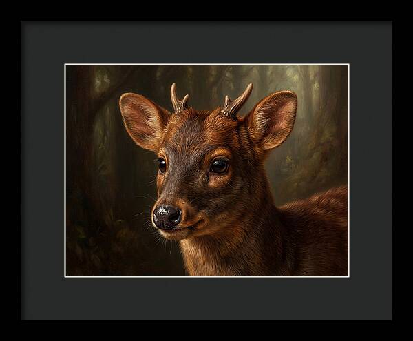 Pudu Hidden In The Forest