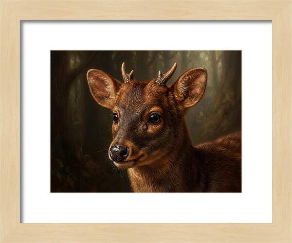 Pudu Hidden In The Forest