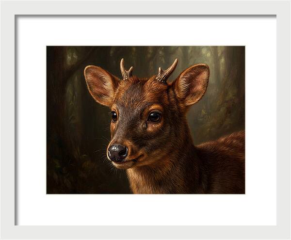 Pudu Hidden In The Forest