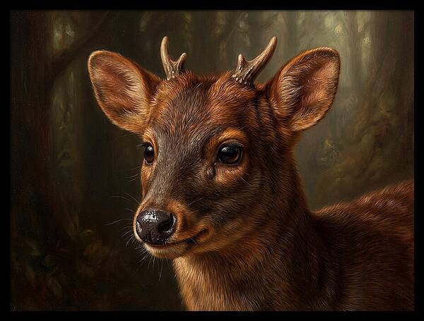 Pudu Hidden In The Forest