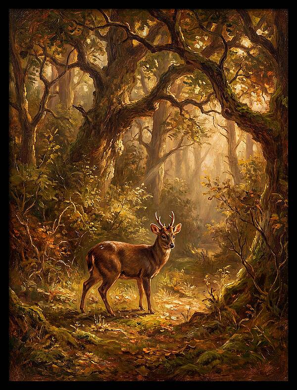 Pudu In Enchanted Forest