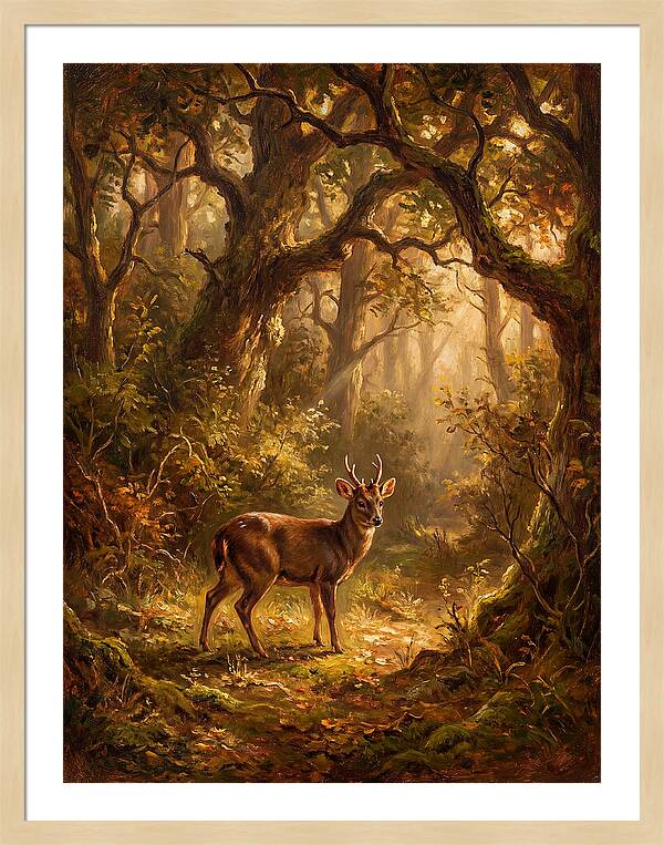 Pudu In Enchanted Forest
