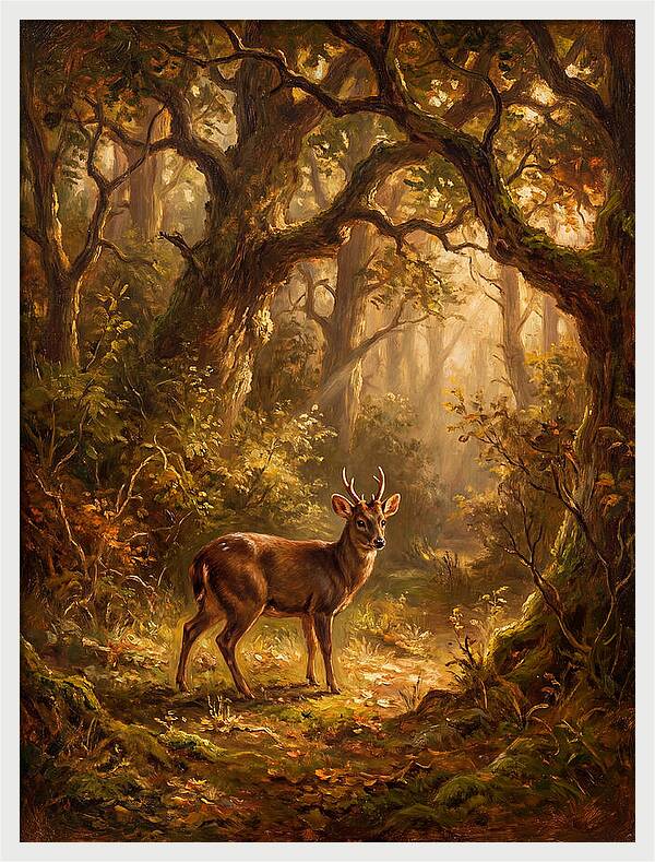 Pudu In Enchanted Forest