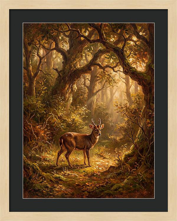 Pudu In Enchanted Forest