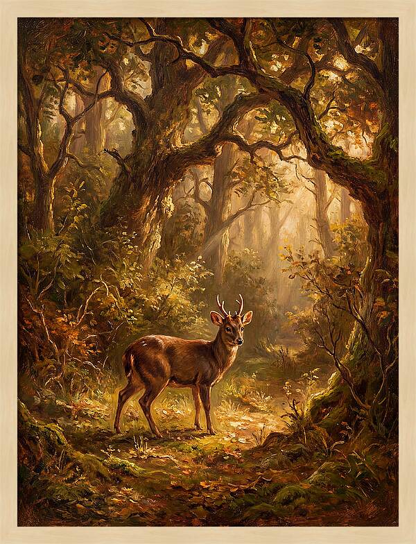 Pudu In Enchanted Forest