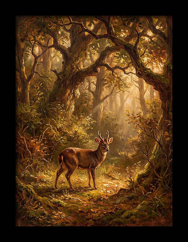Pudu In Enchanted Forest