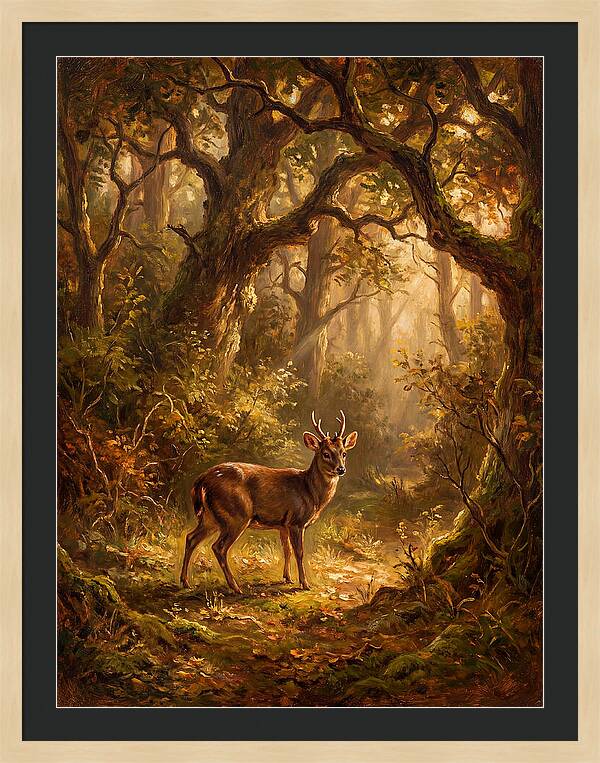 Pudu In Enchanted Forest