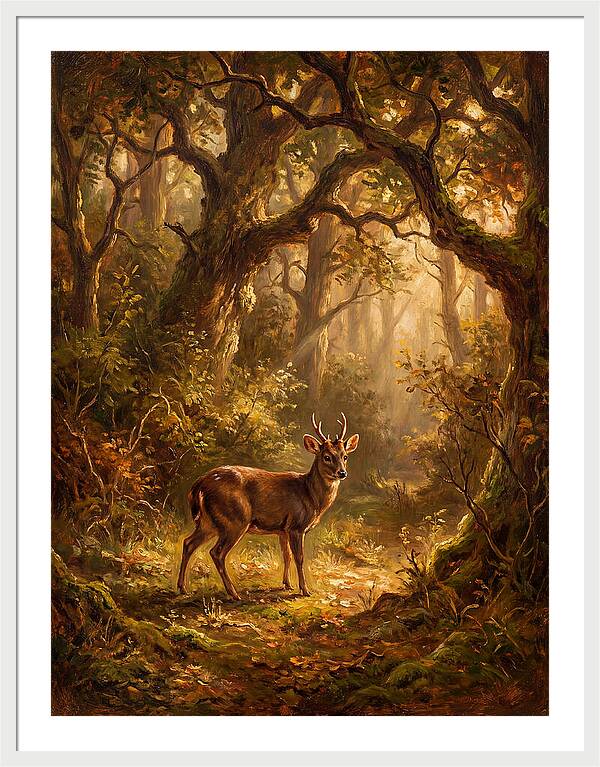 Pudu In Enchanted Forest