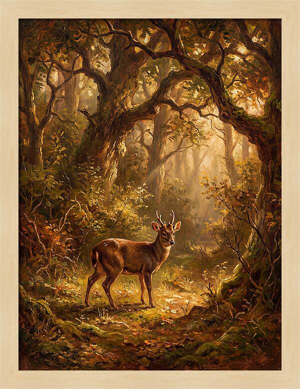 Pudu In Enchanted Forest