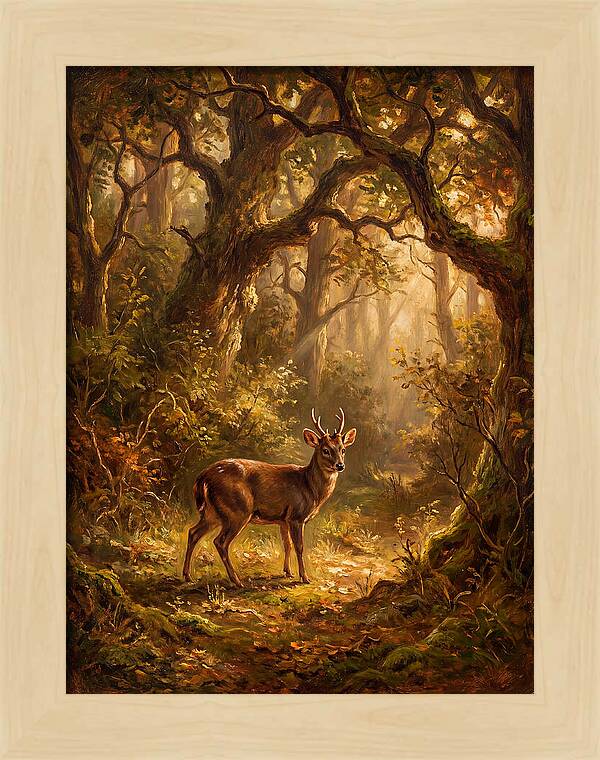 Pudu In Enchanted Forest