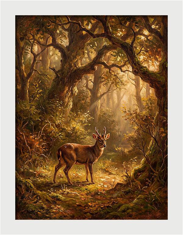 Pudu In Enchanted Forest