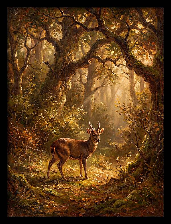 Pudu In Enchanted Forest