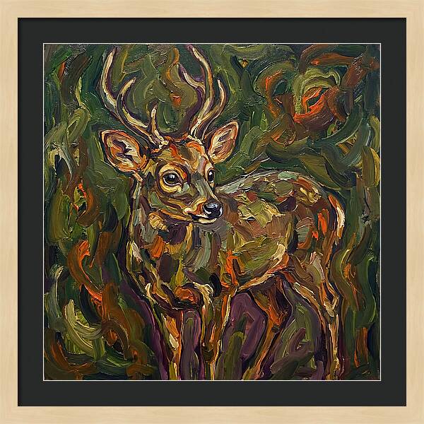 Pudu In Expressionist Style