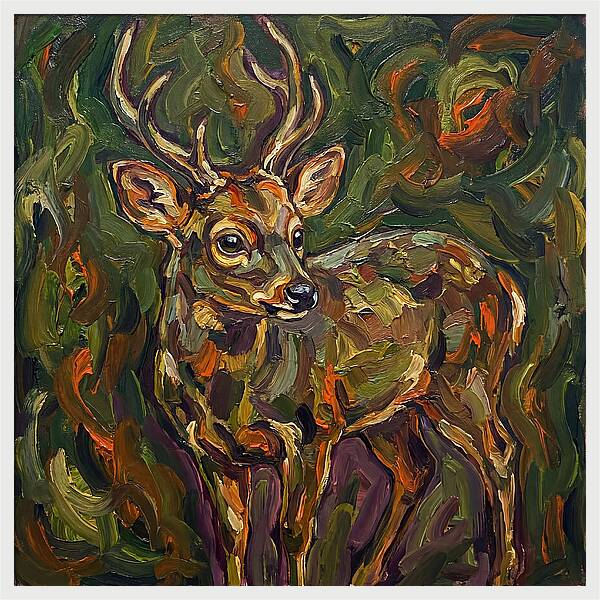 Pudu In Expressionist Style