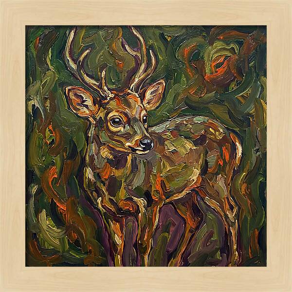 Pudu In Expressionist Style