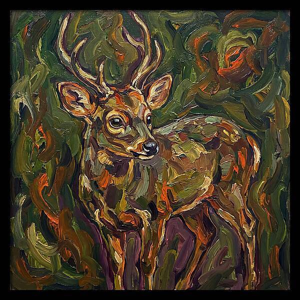 Pudu In Expressionist Style
