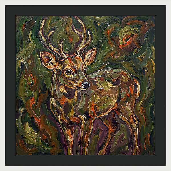 Pudu In Expressionist Style