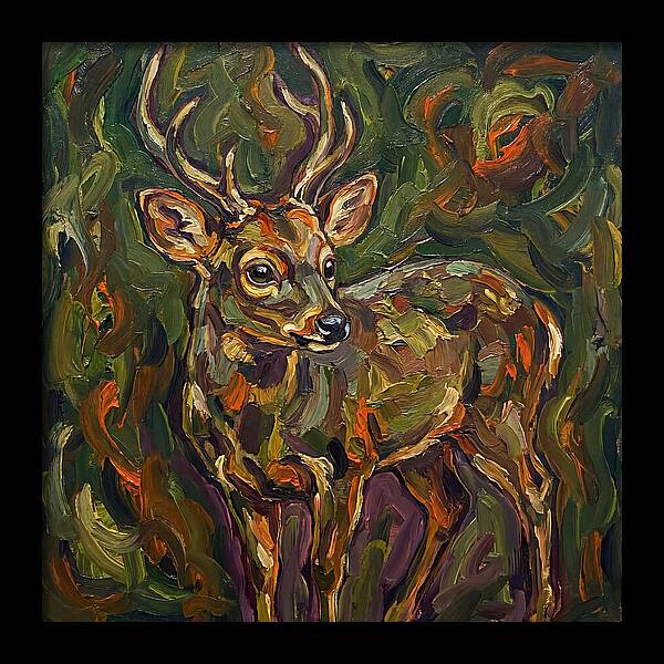Pudu In Expressionist Style