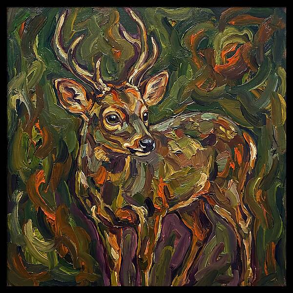 Pudu In Expressionist Style