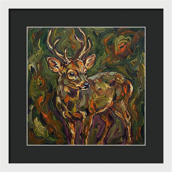 Pudu In Expressionist Style