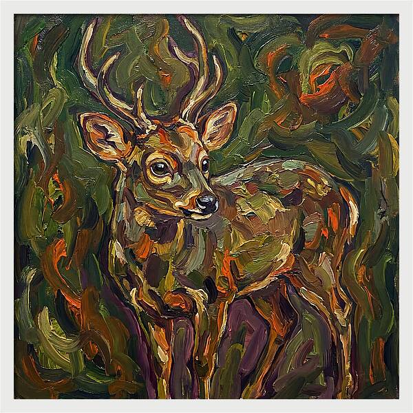 Pudu In Expressionist Style