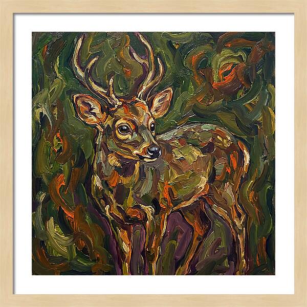 Pudu In Expressionist Style
