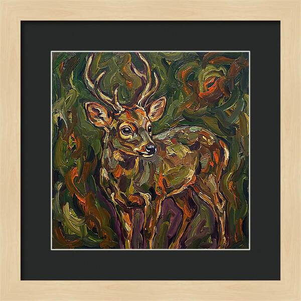 Pudu In Expressionist Style