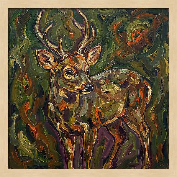 Pudu In Expressionist Style