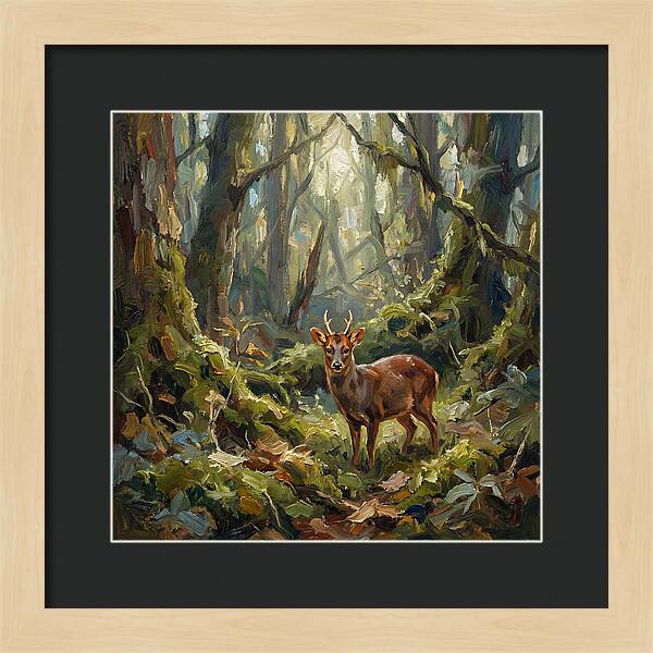 Pudu In The Forest