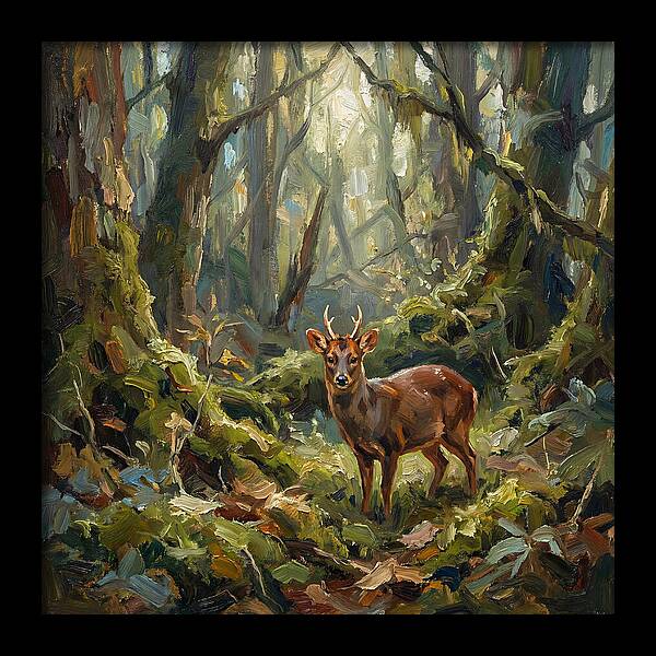 Pudu In The Forest