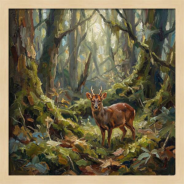 Pudu In The Forest