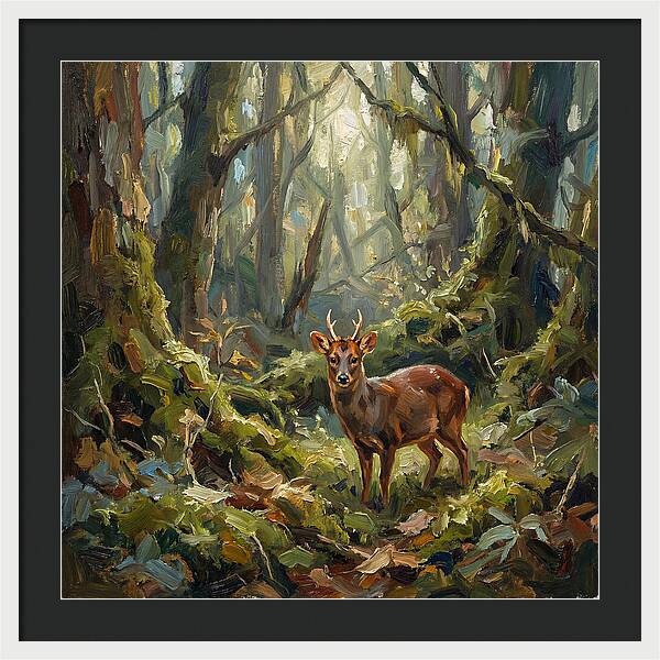 Pudu In The Forest