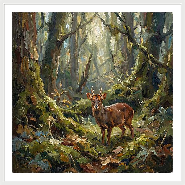 Pudu In The Forest