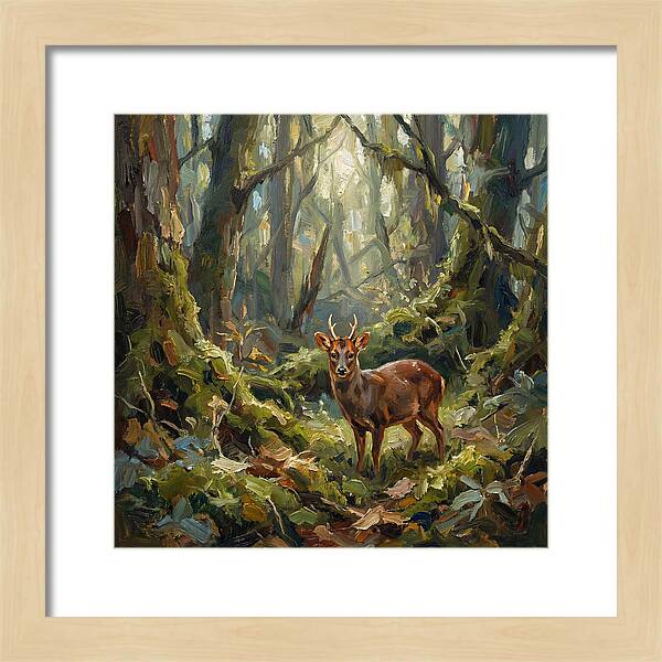Pudu In The Forest