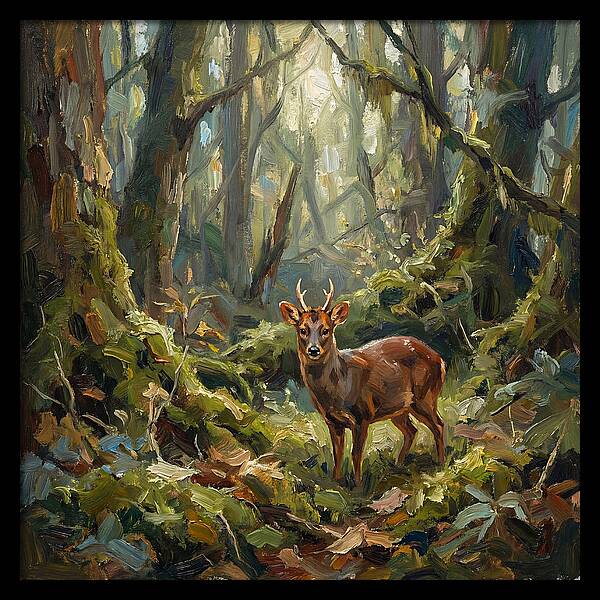 Pudu In The Forest
