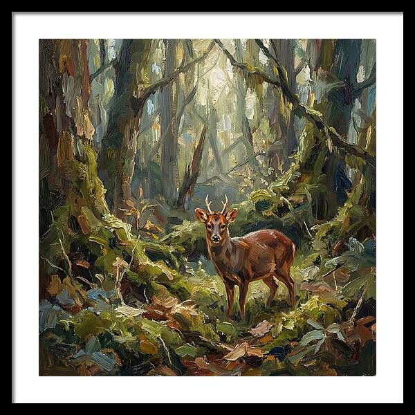 Pudu In The Forest