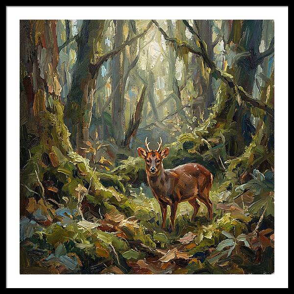 Pudu In The Forest