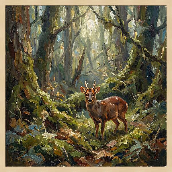 Pudu In The Forest