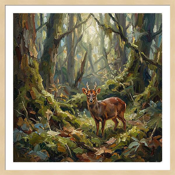 Pudu In The Forest