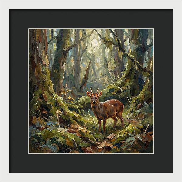 Pudu In The Forest