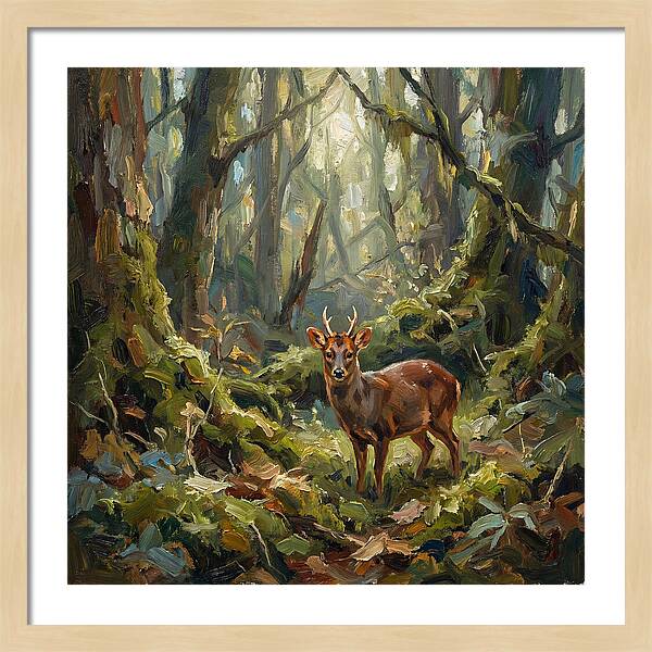 Pudu In The Forest