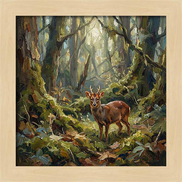 Pudu In The Forest