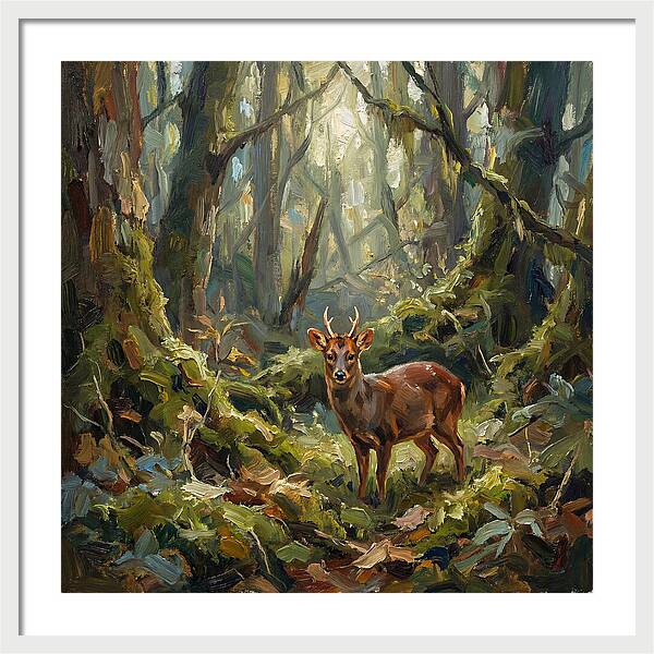 Pudu In The Forest