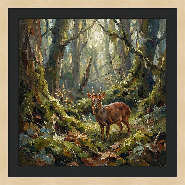 Pudu In The Forest
