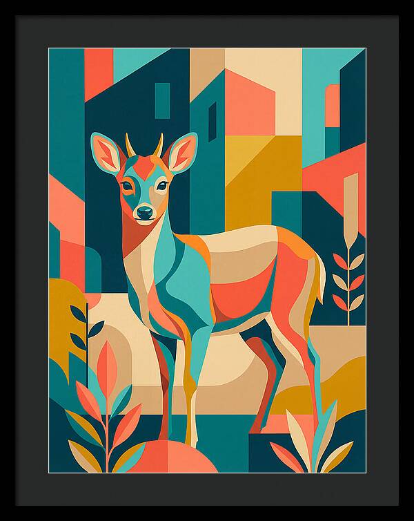 Pudu In Vibrant Geometry