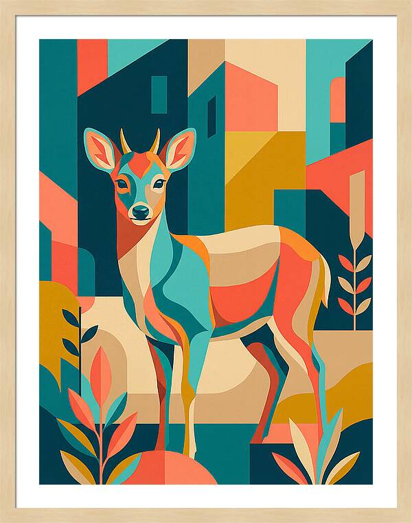 Pudu In Vibrant Geometry
