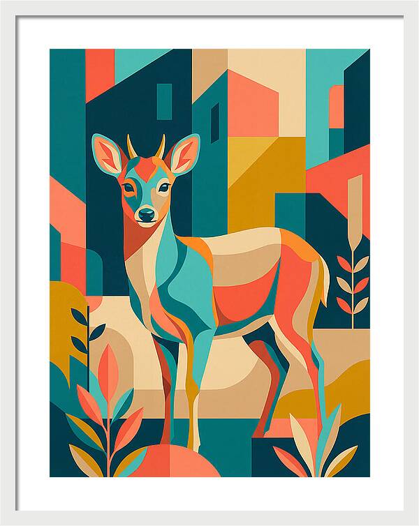 Pudu In Vibrant Geometry