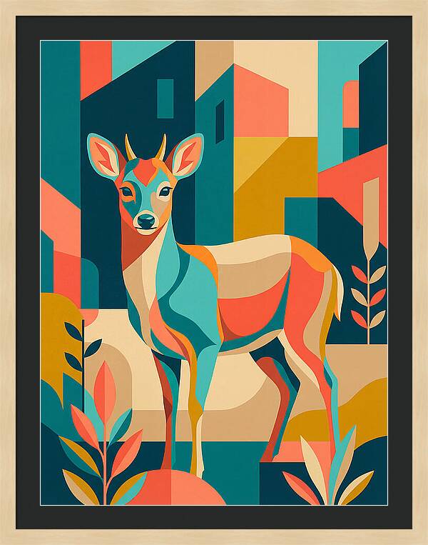 Pudu In Vibrant Geometry