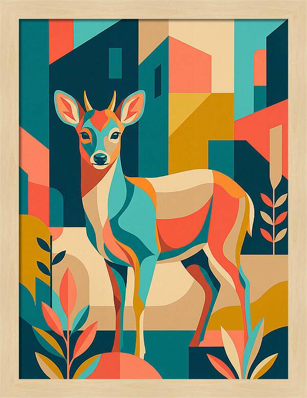Pudu In Vibrant Geometry