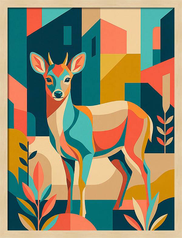 Pudu In Vibrant Geometry